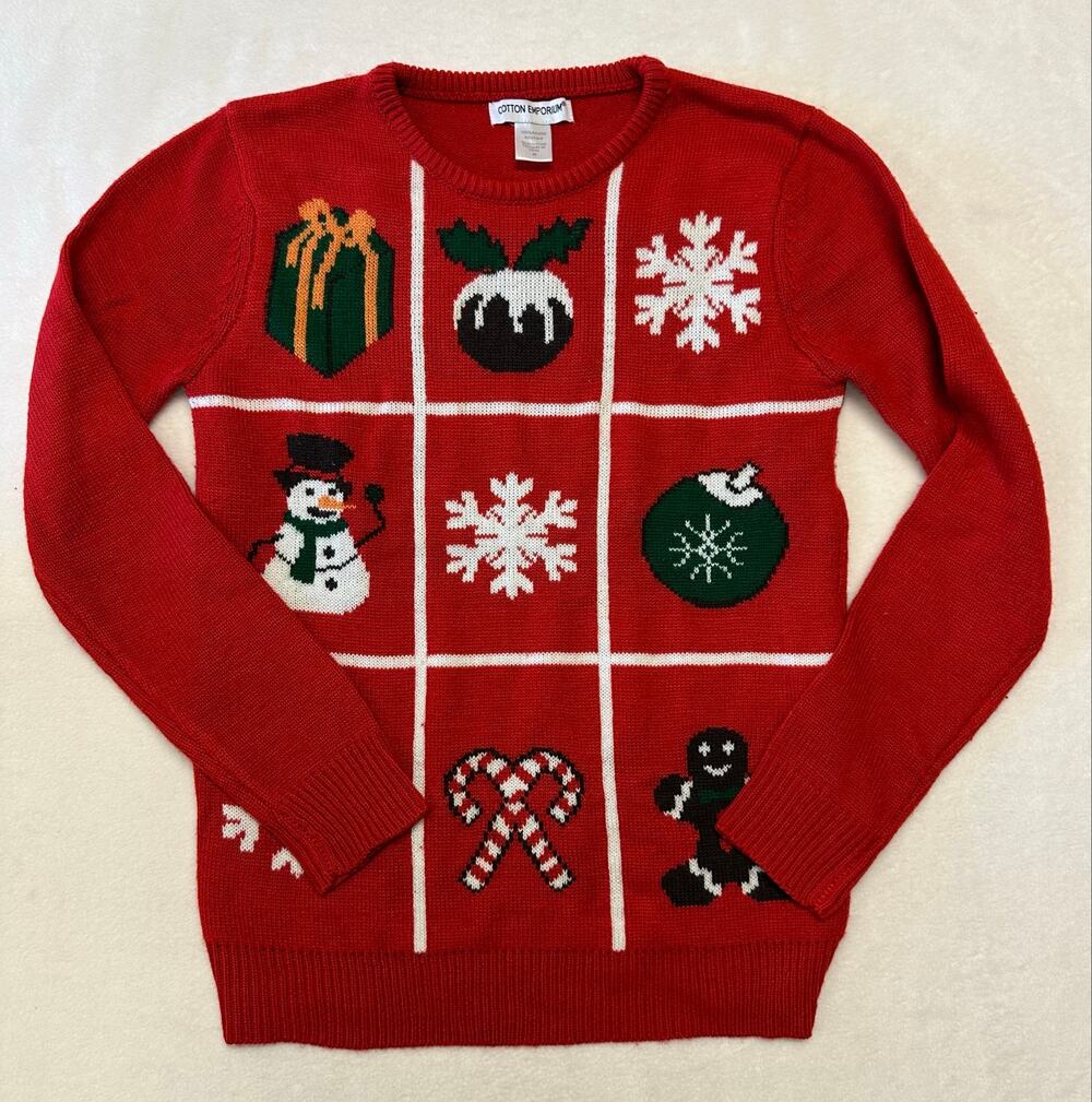 Womens Christmas Sweater Medium